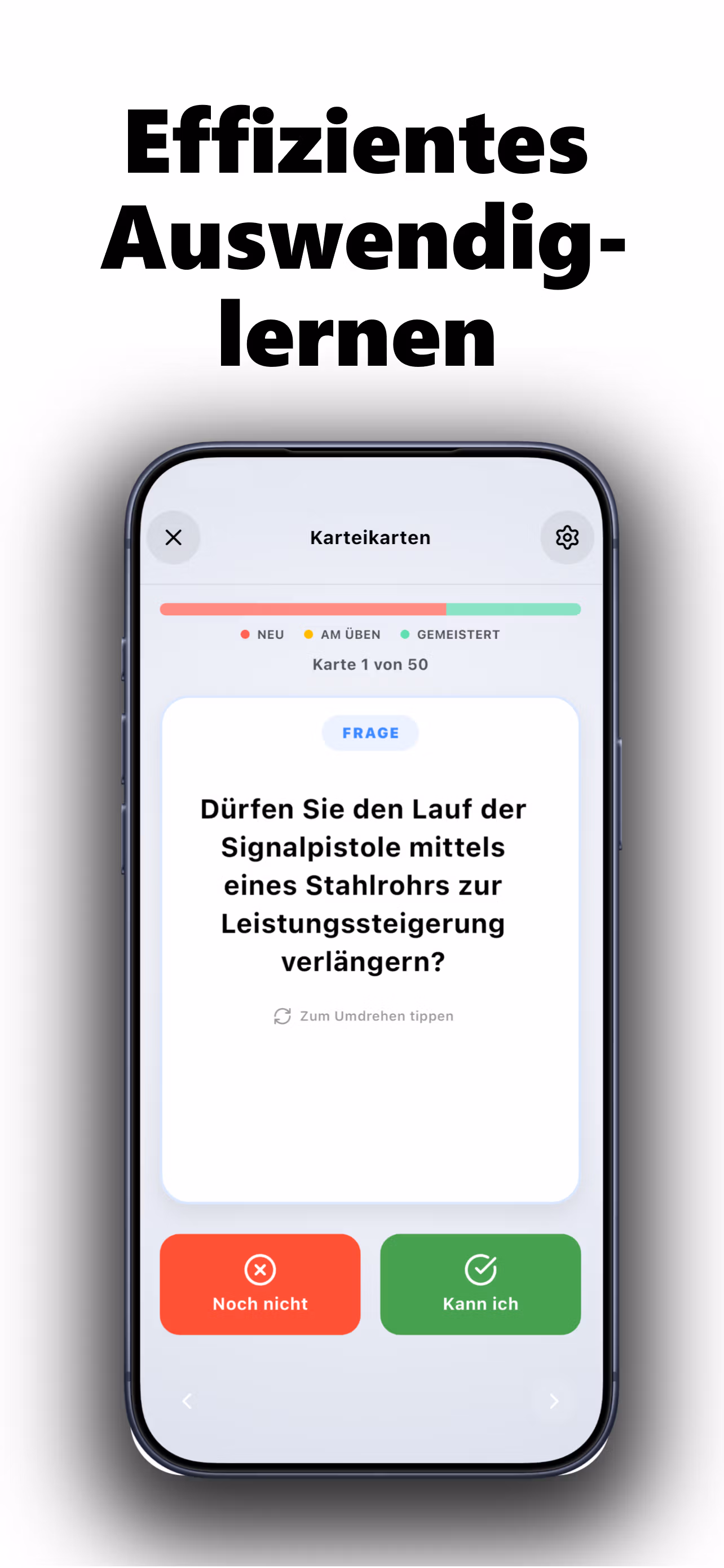 Lernmodi Auswahl